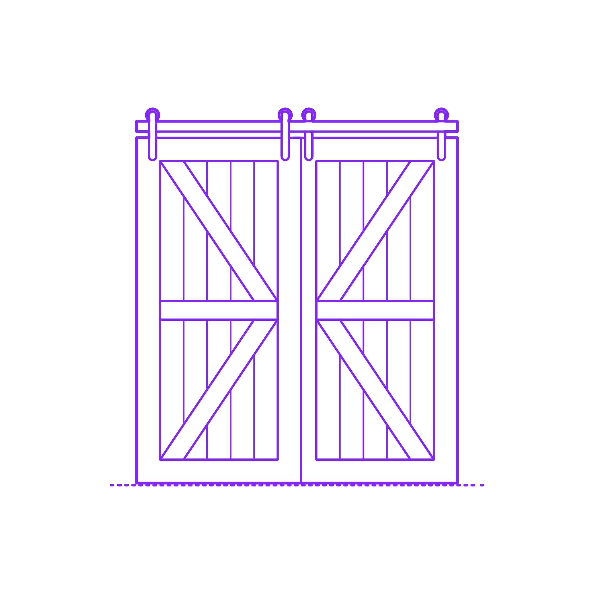 Buildings Surface Mounted Doors Bypassing Solid Barn Stencil Svg Vector Free Vectors